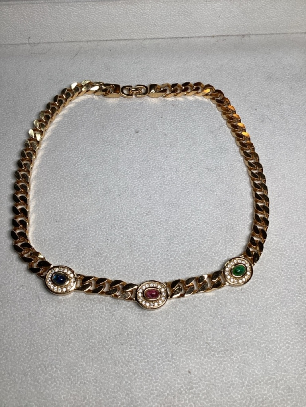Vintage 70’s Christian Dior Multi-Cabochon Necklacd - Picture 11 of 11